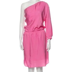 Carven pink silk dress